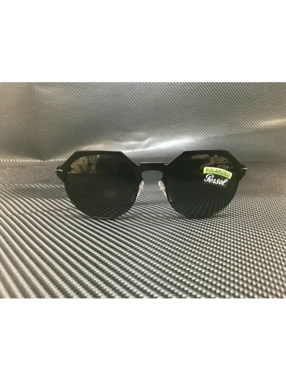 New Persol Men  Black Demishiny Sunglasses  51- 17- 140